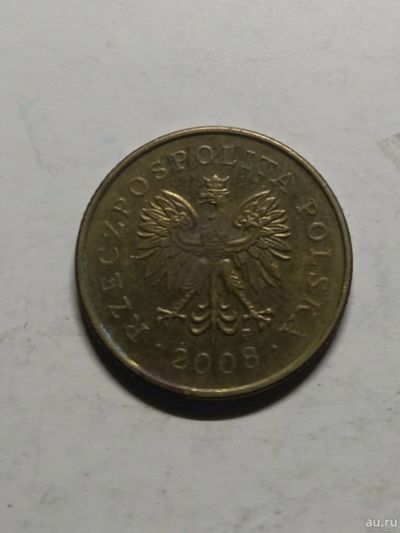 Лот: 15925097. Фото: 1. Польша 5 грошей, 2008. Европа