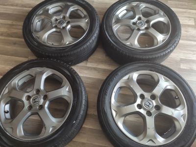 Лот: 16949778. Фото: 1. Оригинальные колеса HONDA Stream... Шины на дисках