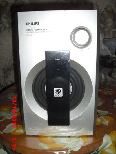 Лот: 14999804. Фото: 1. Сабвуфер активный Philips 966. Активные акустические системы