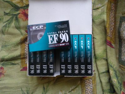 Лот: 3729400. Фото: 1. Блок кассет ECP EF-90 10 штук... Аудиозаписи