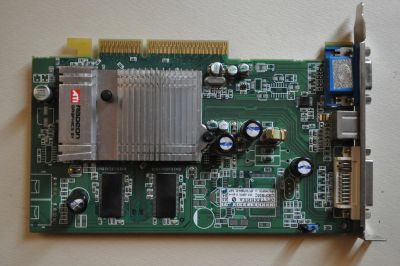 Лот: 4626529. Фото: 1. ATI Radeon 9600 128mb. Видеокарты