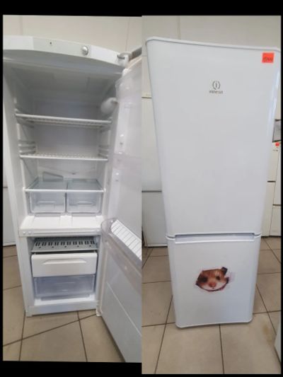 Лот: 25788715. Фото: 1. Холодильник б у indesit. Холодильники, морозильные камеры