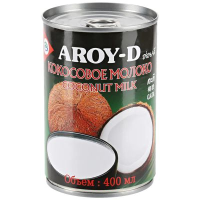 Лот: 20533365. Фото: 1. Молоко кокосовое Aroy-D (жирность... Молоко и молочные продукты