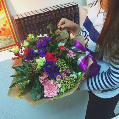 Лот: 7262386. Фото: 1. Сборный букет. Цветы на Щорса... Свежие цветы