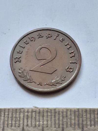 Лот: 25413168. Фото: 1. (№18388) Германия 2 Пфенига 1938... Германия и Австрия