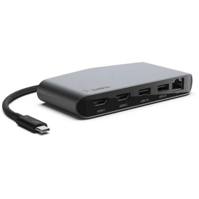 Лот: 21438964. Фото: 1. Разветвитель портов Belkin Thunderbolt... Платы расширения, контроллеры, доп. порты