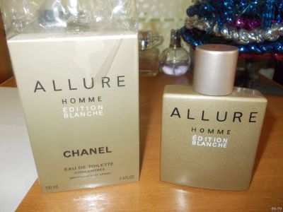 Лот: 2640158. Фото: 1. Allure Edition Blanche от Chanel... Мужская парфюмерия