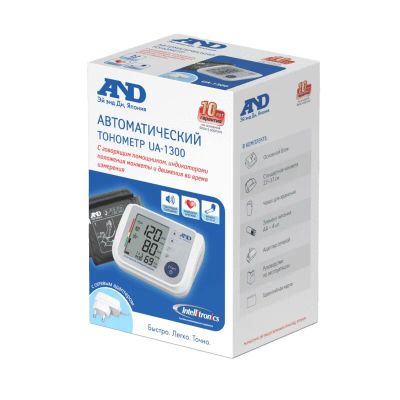 Лот: 23730216. Фото: 1. AND Тонометр автоматический UA-1300... Лекарства