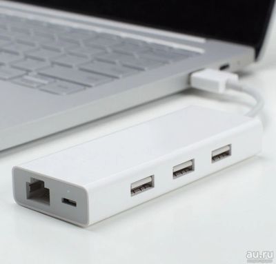 Лот: 14105680. Фото: 1. USB Хаб Xiaomi Multi-Adapter Mi... USB хабы