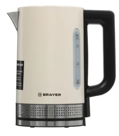Лот: 23341835. Фото: 1. Чайник 1,7 л, Brayer BR1068, 2200Вт. Чайники, кофемашины, кулеры