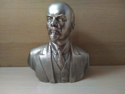 Лот: 13887330. Фото: 1. Бюст В. Ленин, скульптор Мурзин... Предметы интерьера и быта