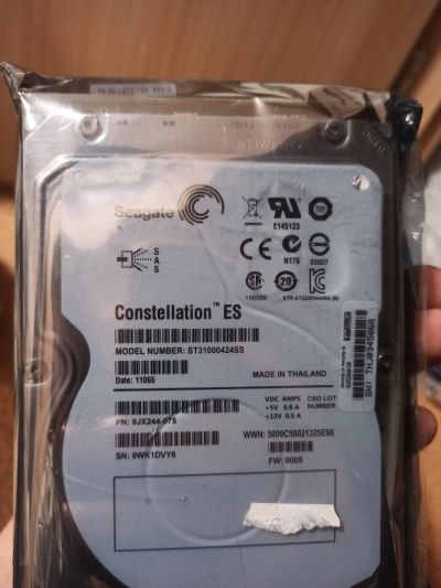 Лот: 18097269. Фото: 1. Серверный hdd seagate 1tb sas... Жёсткие диски (HDD)