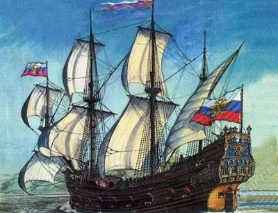 Лот: 1539208. Фото: 1. Первый русский фрегат Орёл. Судомоделизм