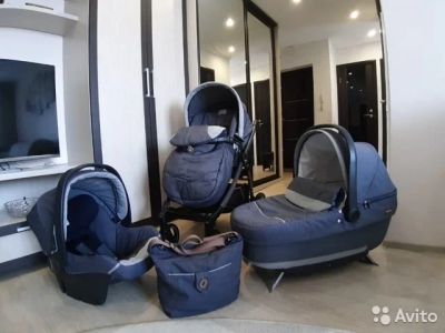 Лот: 15763668. Фото: 1. Коляска 3 в 1 Peg-Perego Book... Коляски