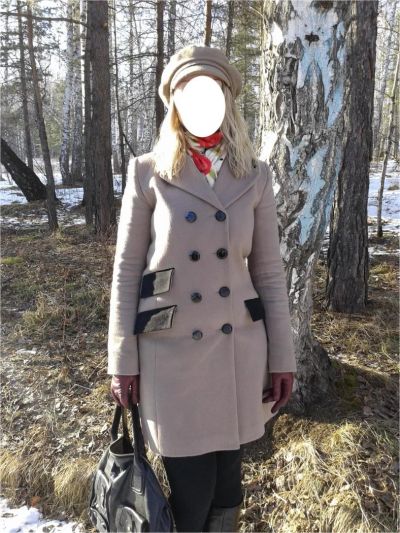 Лот: 8184351. Фото: 1. Пальто стильное!р-р 44.Обмен. Верхняя одежда
