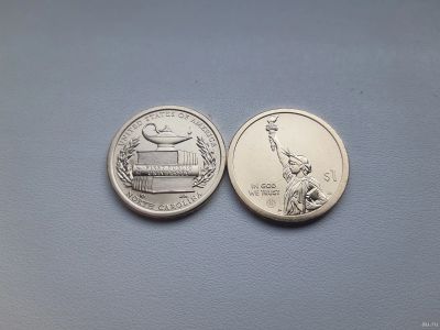 Лот: 18255548. Фото: 1. США 1 доллар 2021 г - " Северная... Америка