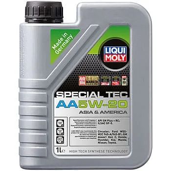 Лот: 20352335. Фото: 1. LIQUI MOLY Special Tec AA 5W20... Масла, жидкости