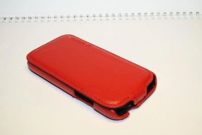 Лот: 10274939. Фото: 1. Красный чехол книжка для Samsung... Чехлы, бамперы