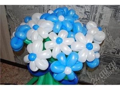 Лот: 1649706. Фото: 1. Цветы из воздушных шаров разные. Другое (сувениры, подарки)