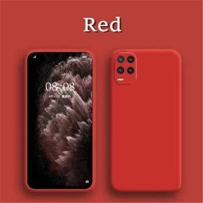 Лот: 17935549. Фото: 1. Красный чехол для Realme 8 и Realme... Чехлы, бамперы