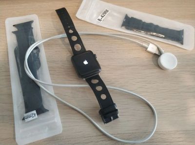 Лот: 17660889. Фото: 1. часы Apple Watch Series 3 42mm... Смарт-часы, фитнес-браслеты, аксессуары
