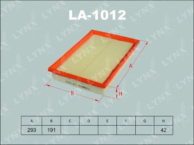 Лот: 13356877. Фото: 1. Lynx LA-1012 Воздушный фильтр. Расходные материалы