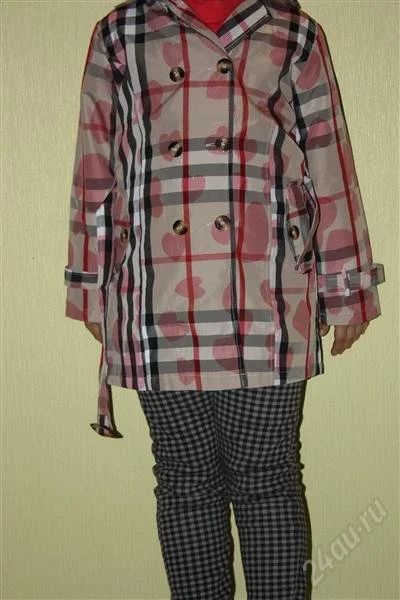Лот: 1304961. Фото: 1. Детский плащ burberry. Верхняя одежда