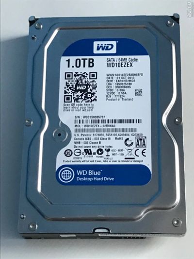 Лот: 16325452. Фото: 1. Жесткий диск 1000 ГБ WD Blue... Жёсткие диски (HDD)
