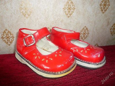 Лот: 1102095. Фото: 1. Туфли лак. р.13 ( по стельке до... Туфли