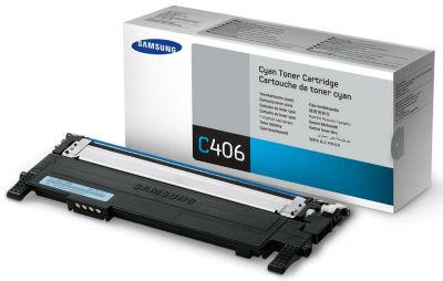 Лот: 5342940. Фото: 1. Картридж лазерный Samsung CLT-C406S... Картриджи, расходные материалы