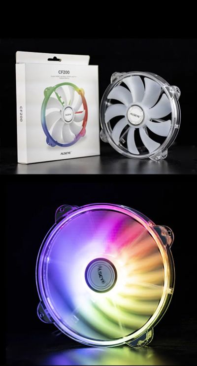 Лот: 20025213. Фото: 1. Вентилятор Alseye CF200 White... Системы охлаждения