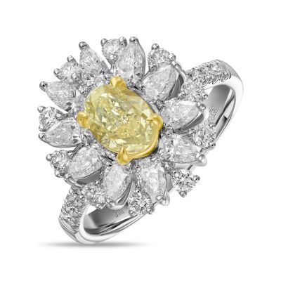 Лот: 24645692. Фото: 1. Кольцо с бриллиантами. Кольца, перстни