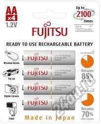 Лот: 5542235. Фото: 1. Аккумулятор AA Fujitsu HR-3utcex... Батарейки, аккумуляторы, элементы питания