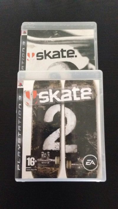 Лот: 11311775. Фото: 1. Диски PS 3 Skate и Skate2. Игры для консолей