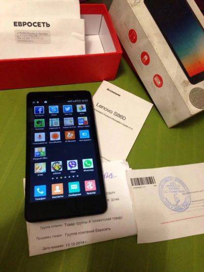 Лот: 6016189. Фото: 1. lenovo S860 Сверхъемкий аккумулятор... Смартфоны