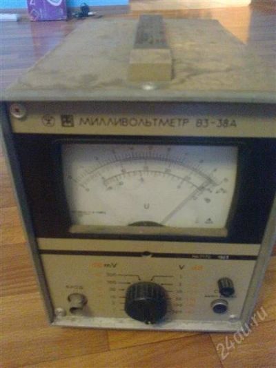 Лот: 2302927. Фото: 1. Милливольтметр В3-38А. Контрольно-измерительное оборудование
