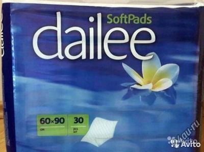 Лот: 9403849. Фото: 1. Пеленки Dailee 60*90,1 уп. по... Реабилитация, уход за больными