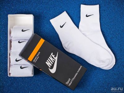 Лот: 16009493. Фото: 1. Носки длинные Nike - 5 пар (8003... Носки