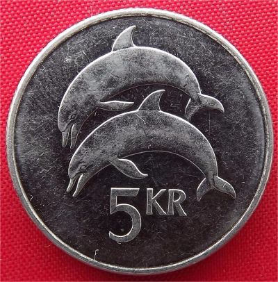 Лот: 1792675. Фото: 1. (№1573/LF) 5 крон 2005 (Исландия... Европа