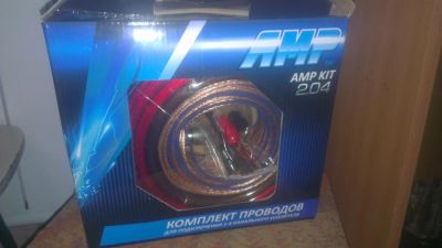 Лот: 3385930. Фото: 1. Комплект проводов AMP kit 2.04... Аксессуары для автозвука