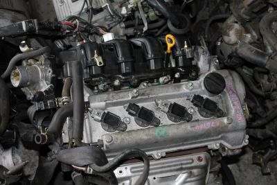 Лот: 3474306. Фото: 1. Двигатель Toyota 1NZ-FE Пробег... Двигатель и элементы двигателя