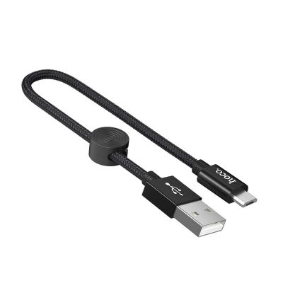Лот: 22977813. Фото: 1. Кабель USB Hoco X35 Micro черный... Дата-кабели, переходники