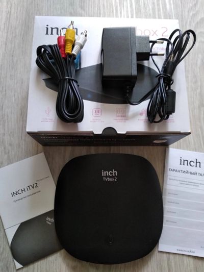 Лот: 12045690. Фото: 1. Медиаплеер Inch TV Box 2 (установлен... Медиаплееры