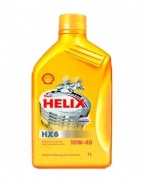 Лот: 14492802. Фото: 1. Shell Helix HX6 , 10W40, 1L(масло... Масла, жидкости