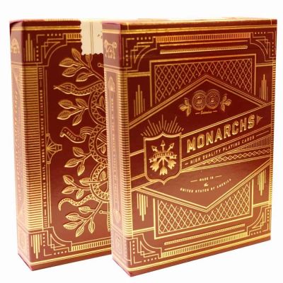 Лот: 15646382. Фото: 1. Карты Monarchs Red от Theory11... Настольные игры, карты
