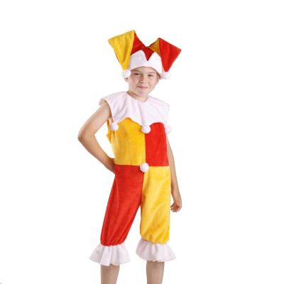 Лот: 10664706. Фото: 1. Новогодний костюм Скоморох. Детские карнавальные, праздничные костюмы