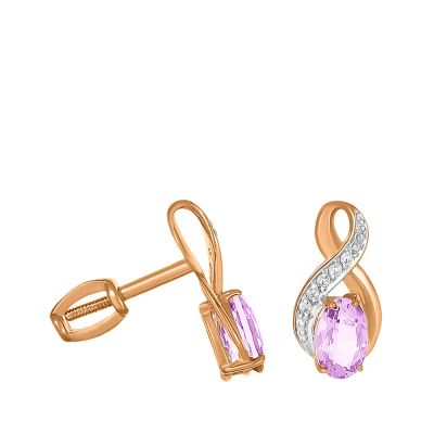 Лот: 23867611. Фото: 1. Серьги-пусеты TALANT из золота... Серьги, каффы