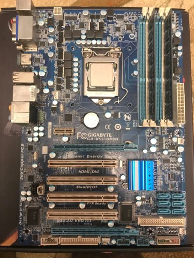 Лот: 12878831. Фото: 1. Комплект на Xeon x3440 + Gigabyte... Комплекты запчастей