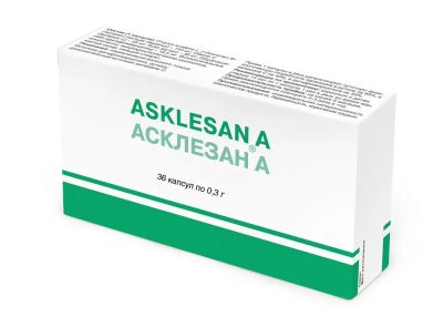 Лот: 23717482. Фото: 1. Асклезан А капс. 0,3г №36. Лекарства