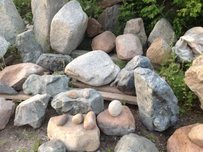 Лот: 12031016. Фото: 1. Булыжники камни природные. Всё для ландшафта